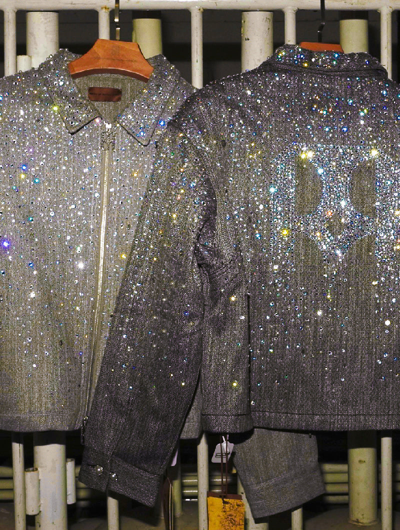 20K Diamond Zipper Jacket in BRN