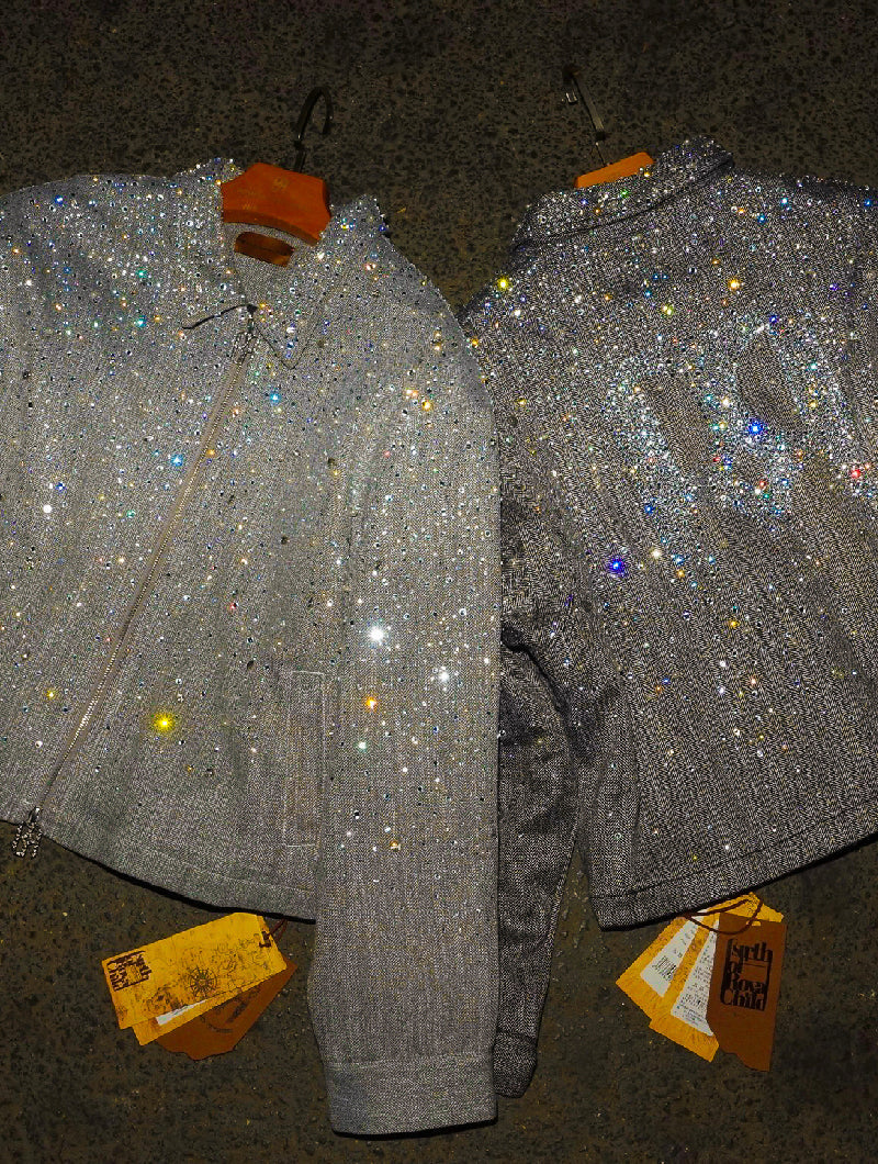 20K Diamond Zipper Jacket in BRN