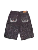 Redial 20k Diamond Shorts in Washed Black