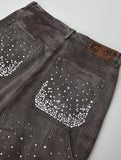 Redial 20k Diamond Shorts in Washed Brown