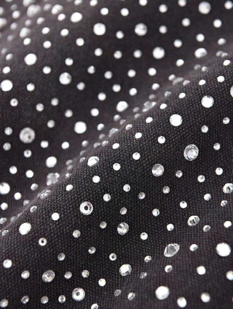 Redial 20k Diamond Shorts in Washed Black