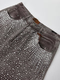 Redial 20k Diamond Shorts in Washed Brown