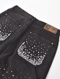 Redial 20k Diamond Shorts in Washed Black