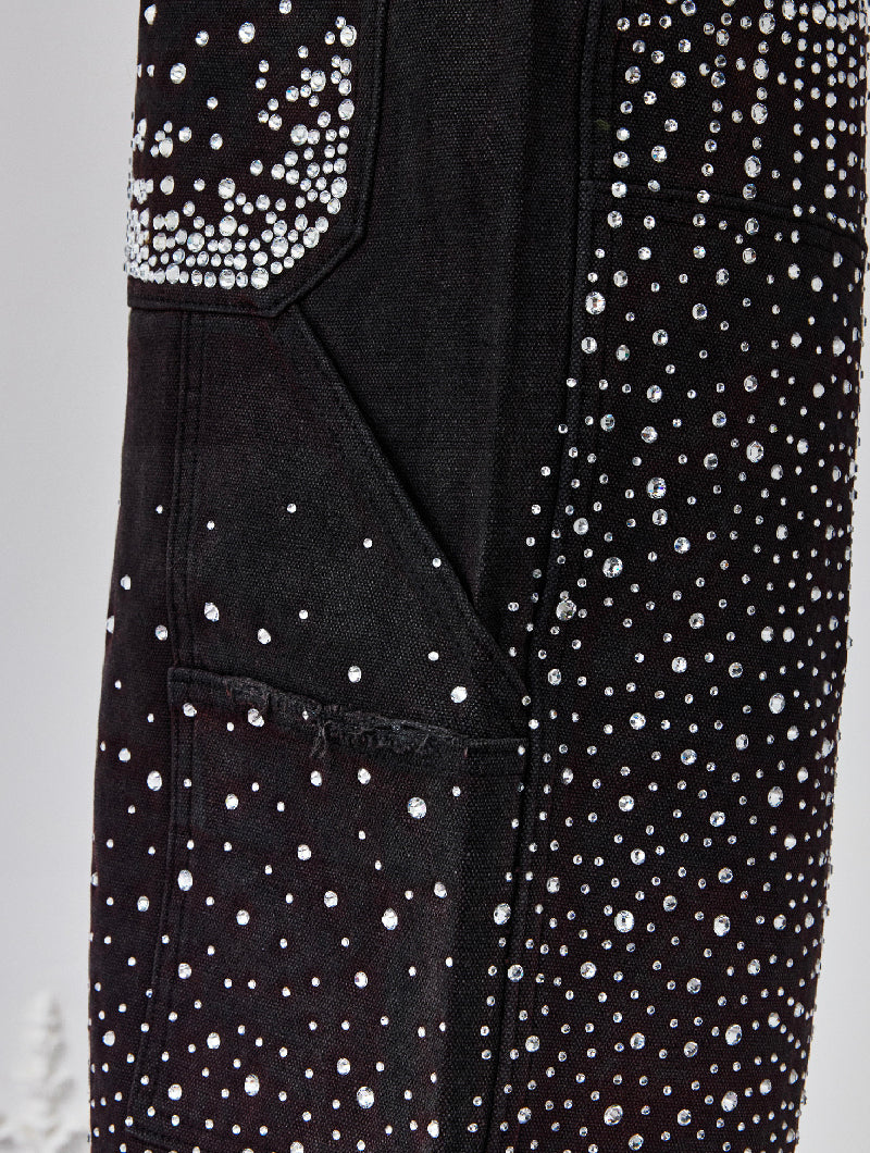 Redial 20k Diamond Shorts in Washed Black