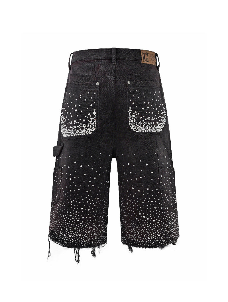 Redial 20k Diamond Shorts in Washed Black