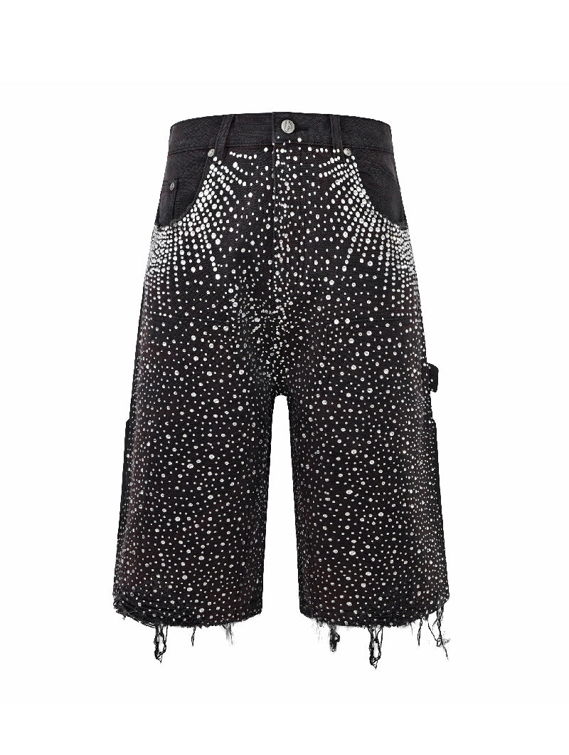Redial 20k Diamond Shorts in Washed Black