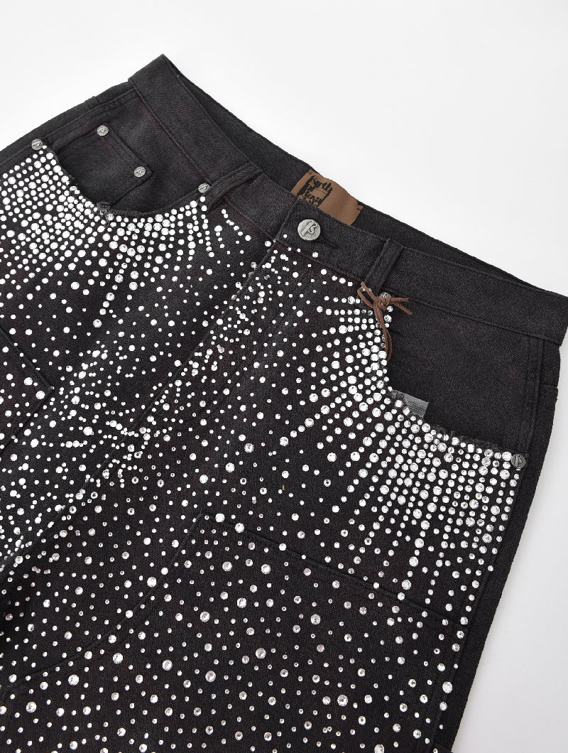 Redial 20k Diamond Shorts in Washed Black