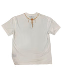 Gemstone Necklace Print T-Shirt in White