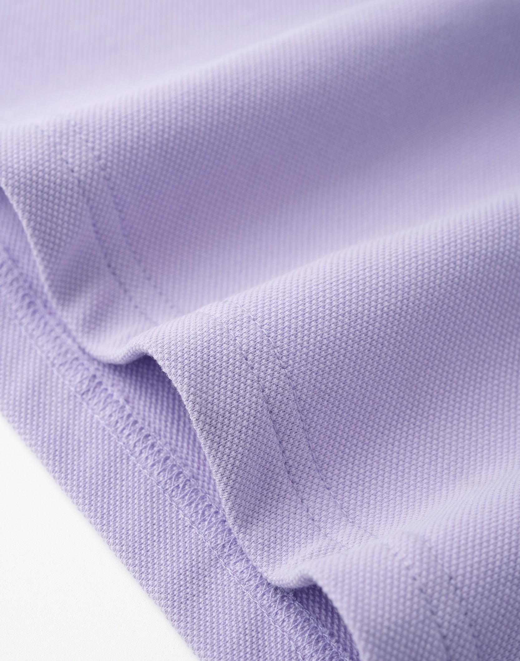 Fluid Placket Polo in PUR
