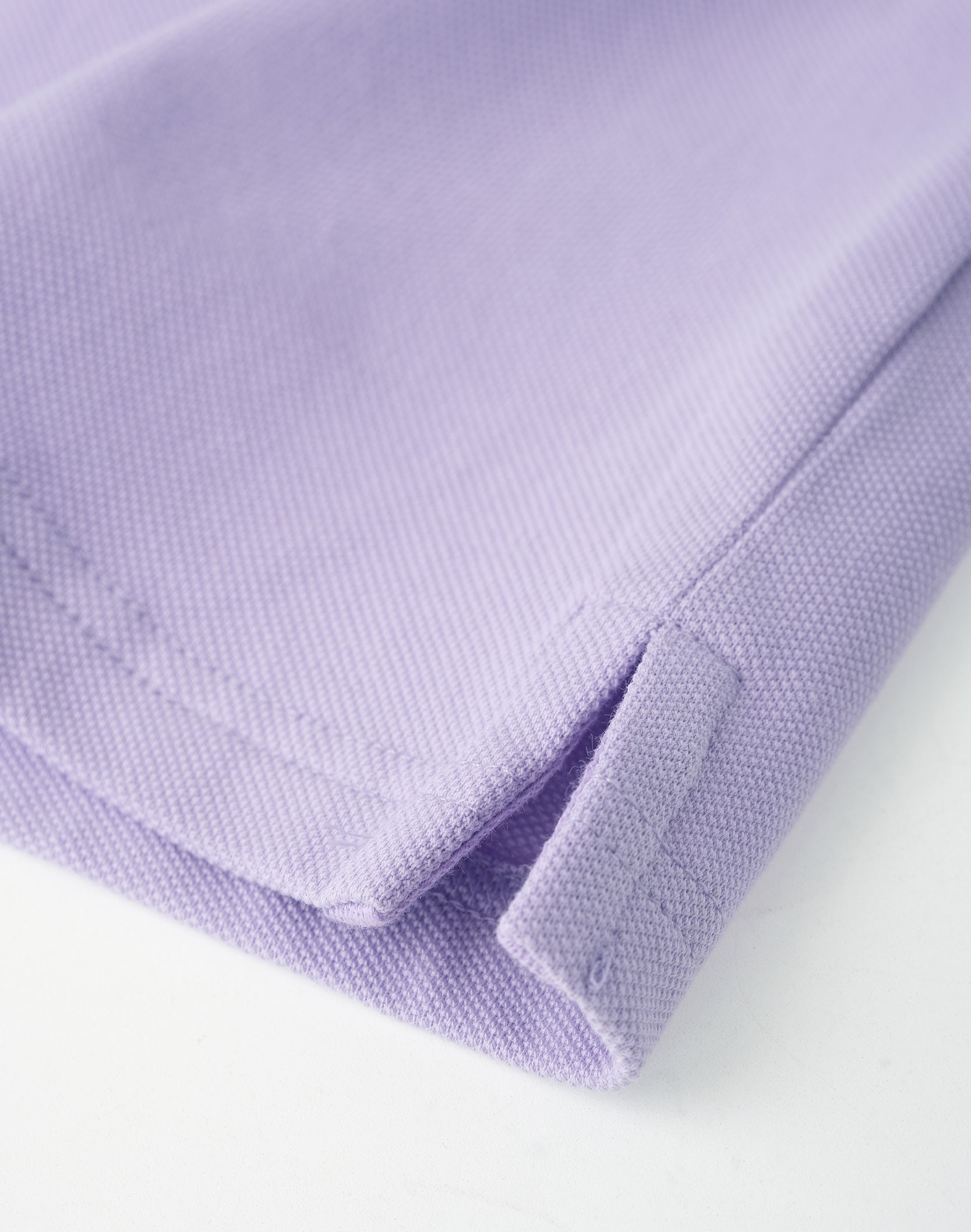 Fluid Placket Polo in PUR