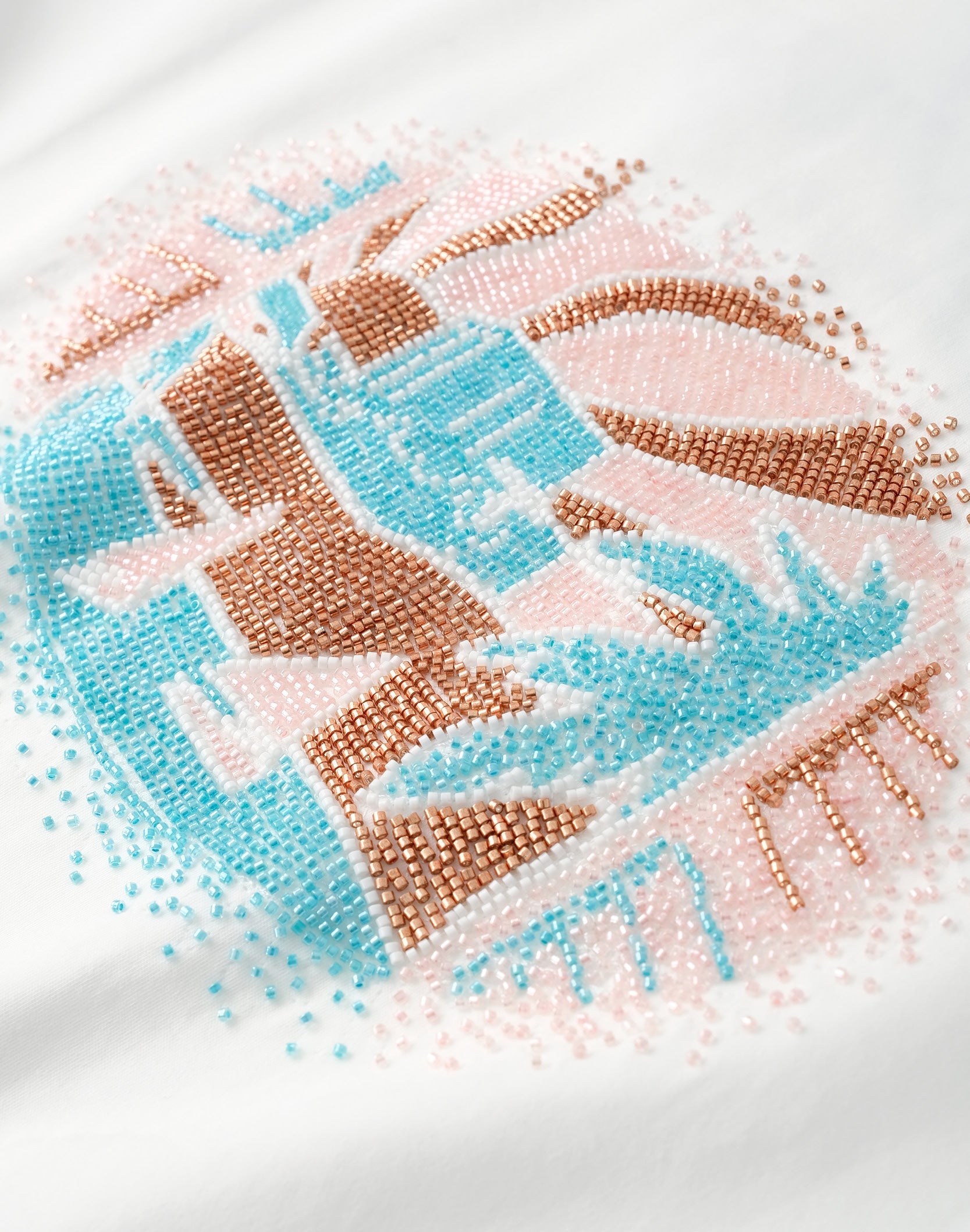 Beaded Nile River Tee