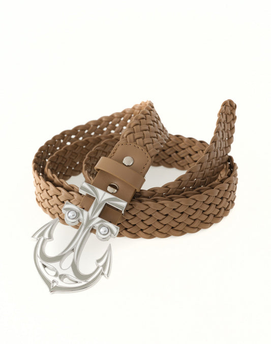 Braided Anchor Belt in Brown