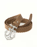 Braided Anchor Belt in Brown
