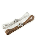Braided Anchor Belt in White