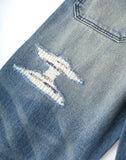 Patchwork Fade Denim Pants