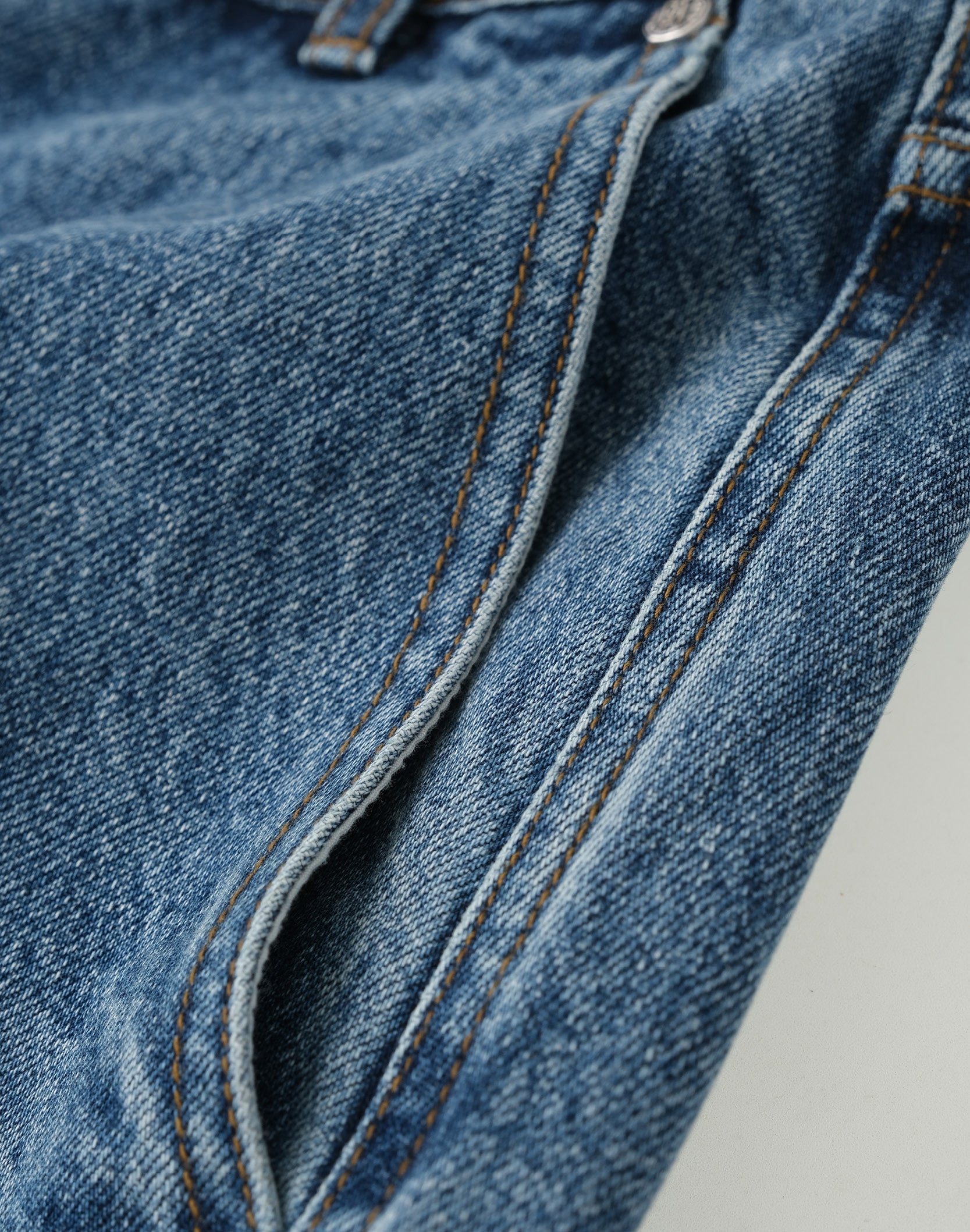 Fluid Dual Waist Baggy Denim