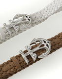 Braided Anchor Belt in White