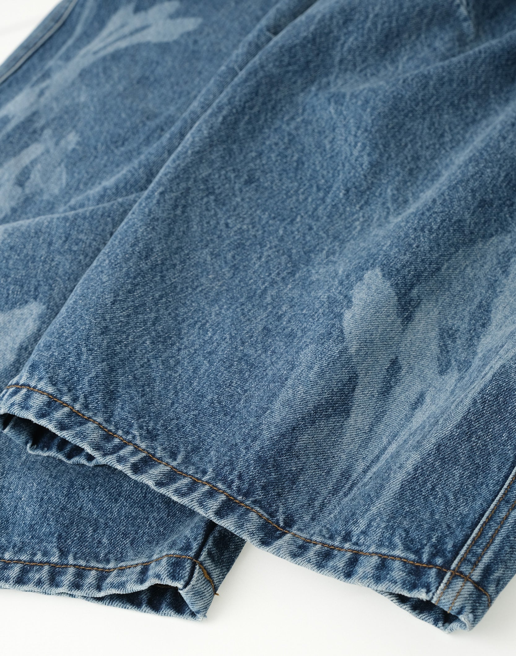 Fluid Dual Waist Baggy Denim