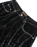 20K Diamond Starlight Denim Shorts IN Black