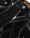 20K Diamond Starlight Denim Shorts IN Black