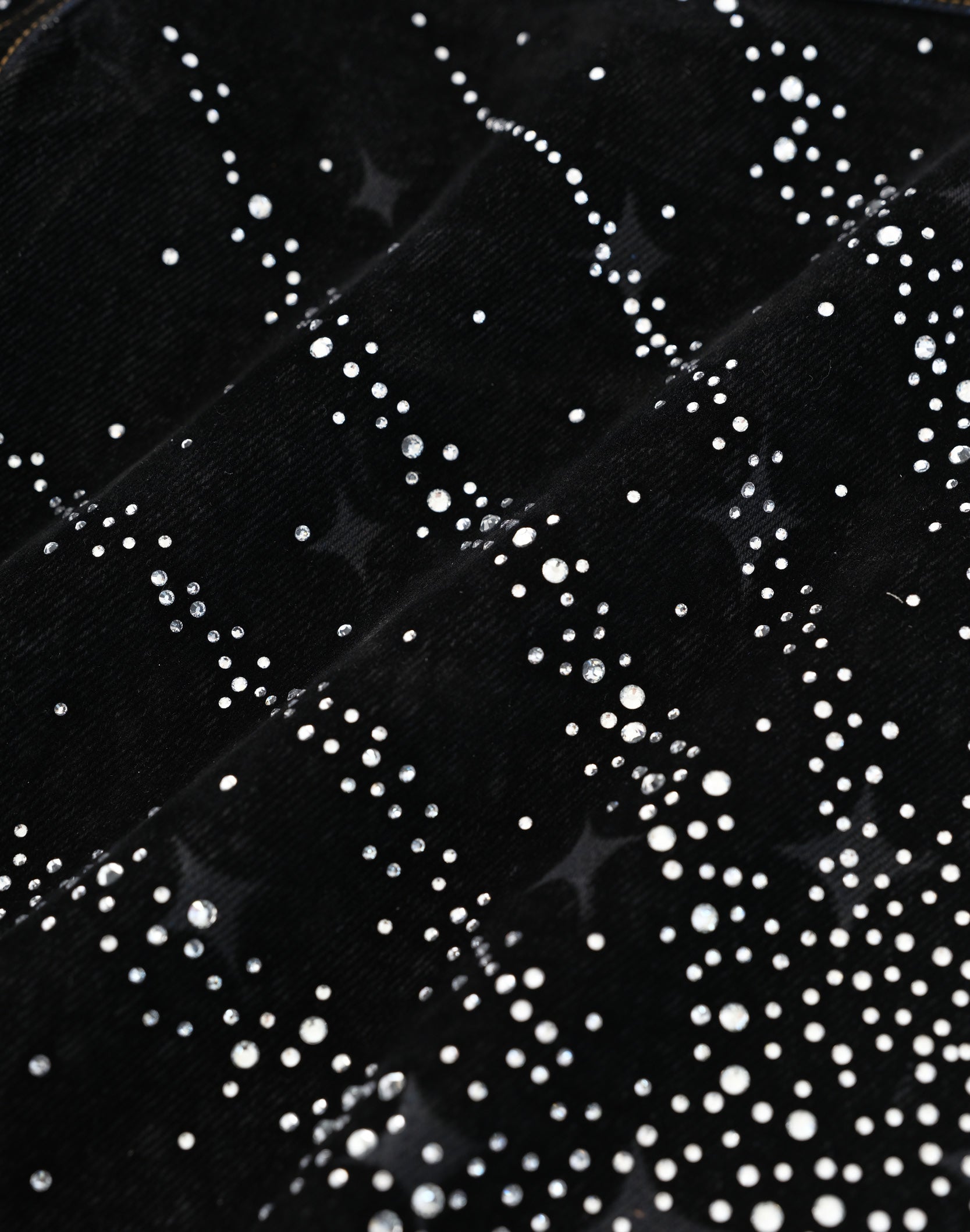 20K Diamond Starlight Denim Shorts IN Black