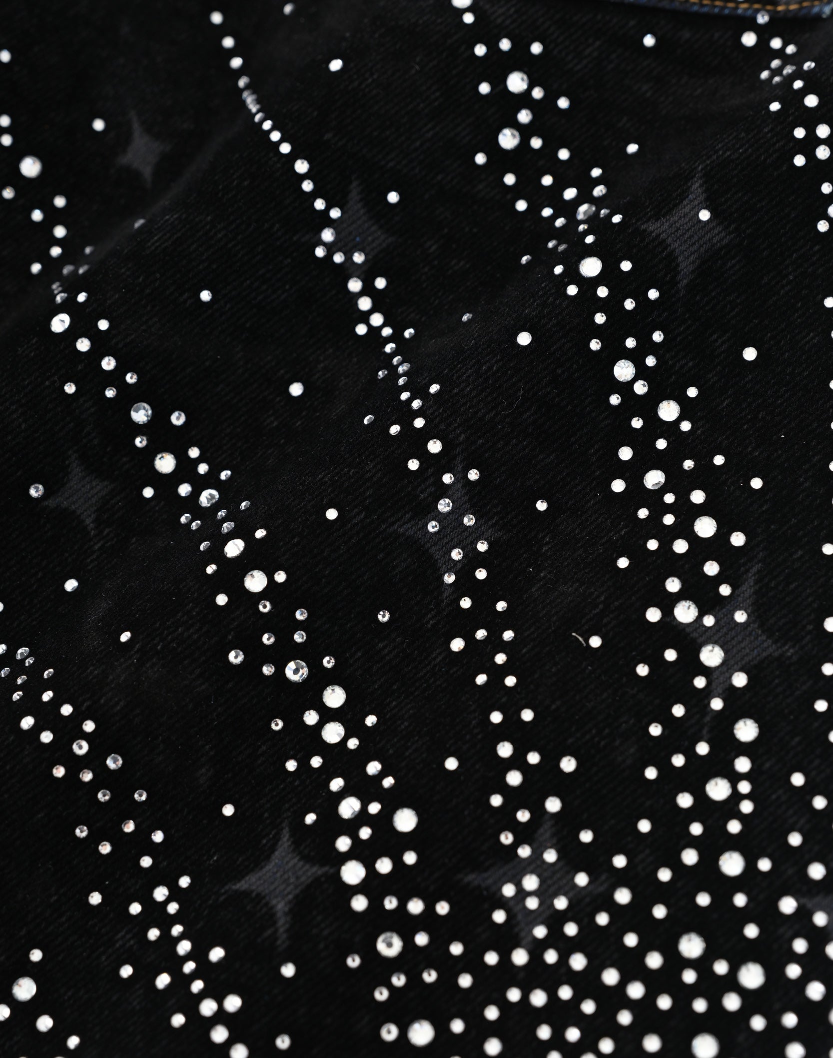 20K Diamond Starlight Denim Shorts IN Black