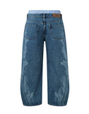 Fluid Dual Waist Baggy Denim