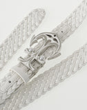 Braided Anchor Belt in White