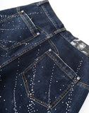 20K Diamond Starlight Denim Shorts IN Blue