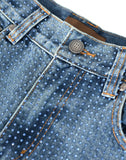 20K Diamond Stellar Denim Pants IN Blue
