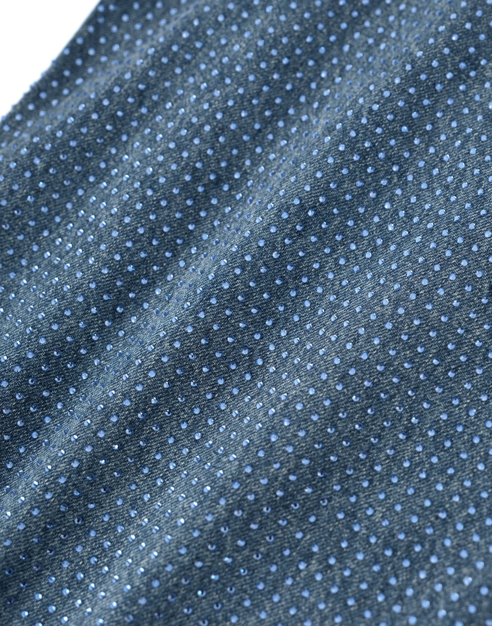 20K Diamond Stellar Denim Pants IN Blue