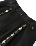 Gemstone Bermuda Shorts in BLK