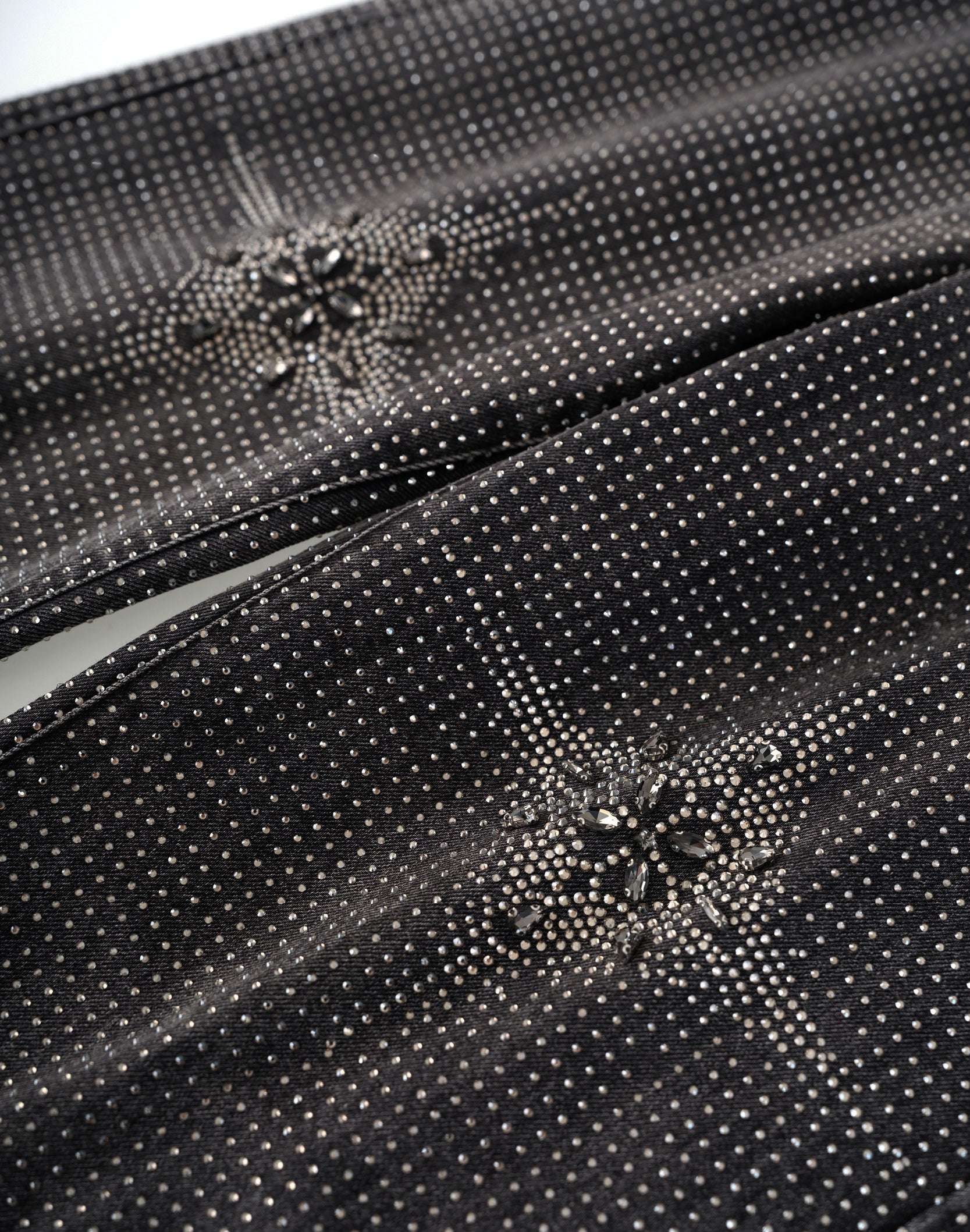 20K Diamond Stellar Denim Pants IN Black