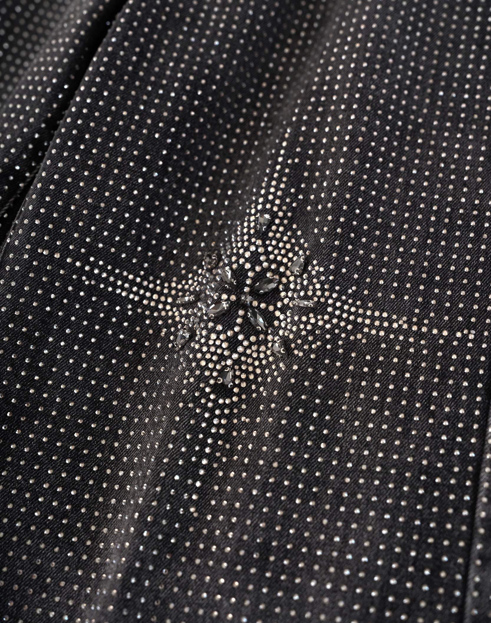 20K Diamond Stellar Denim Pants IN Black