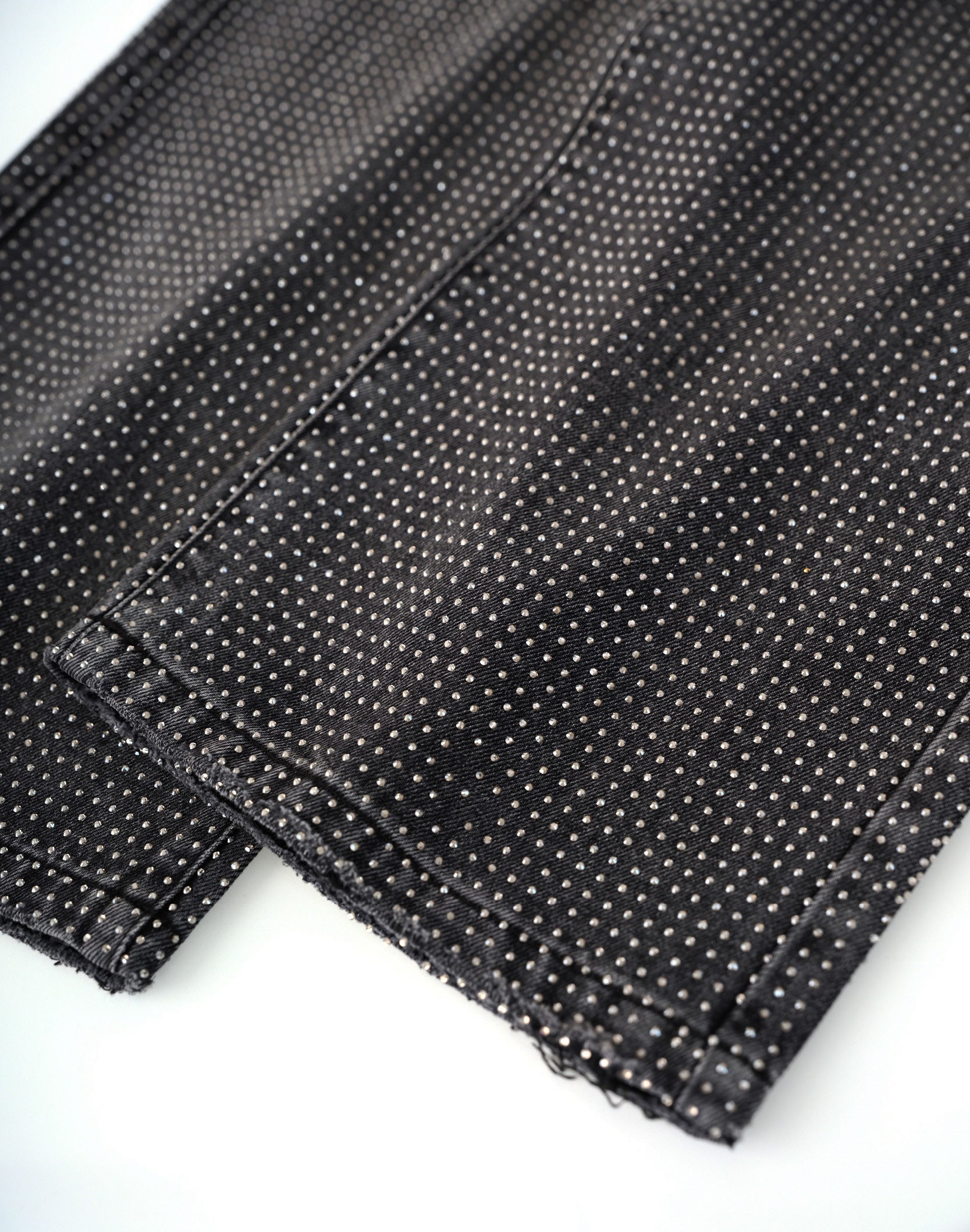 20K Diamond Stellar Denim Pants IN Black