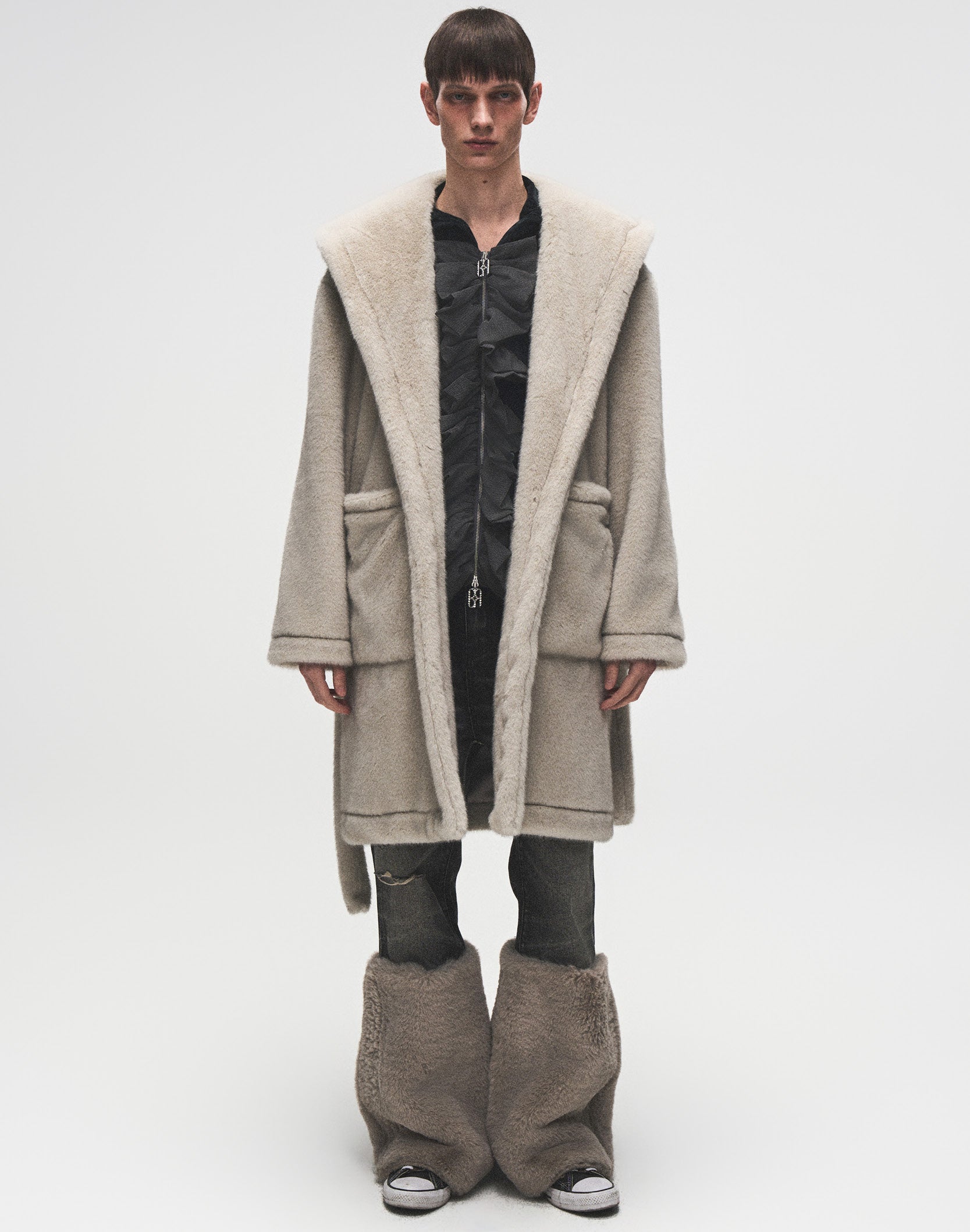 PEARL FUR COAT