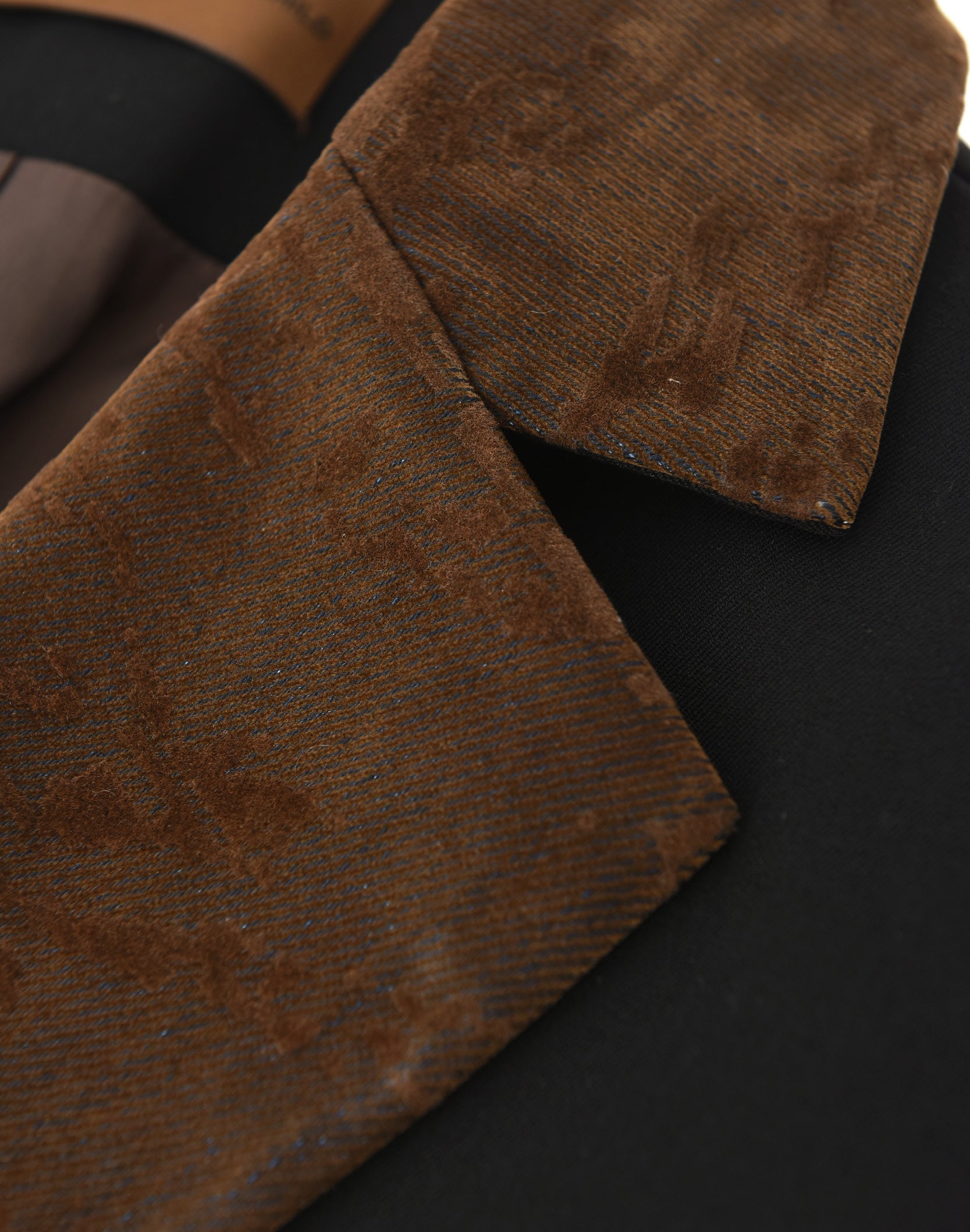 Layered Patchwork Suit Jacket