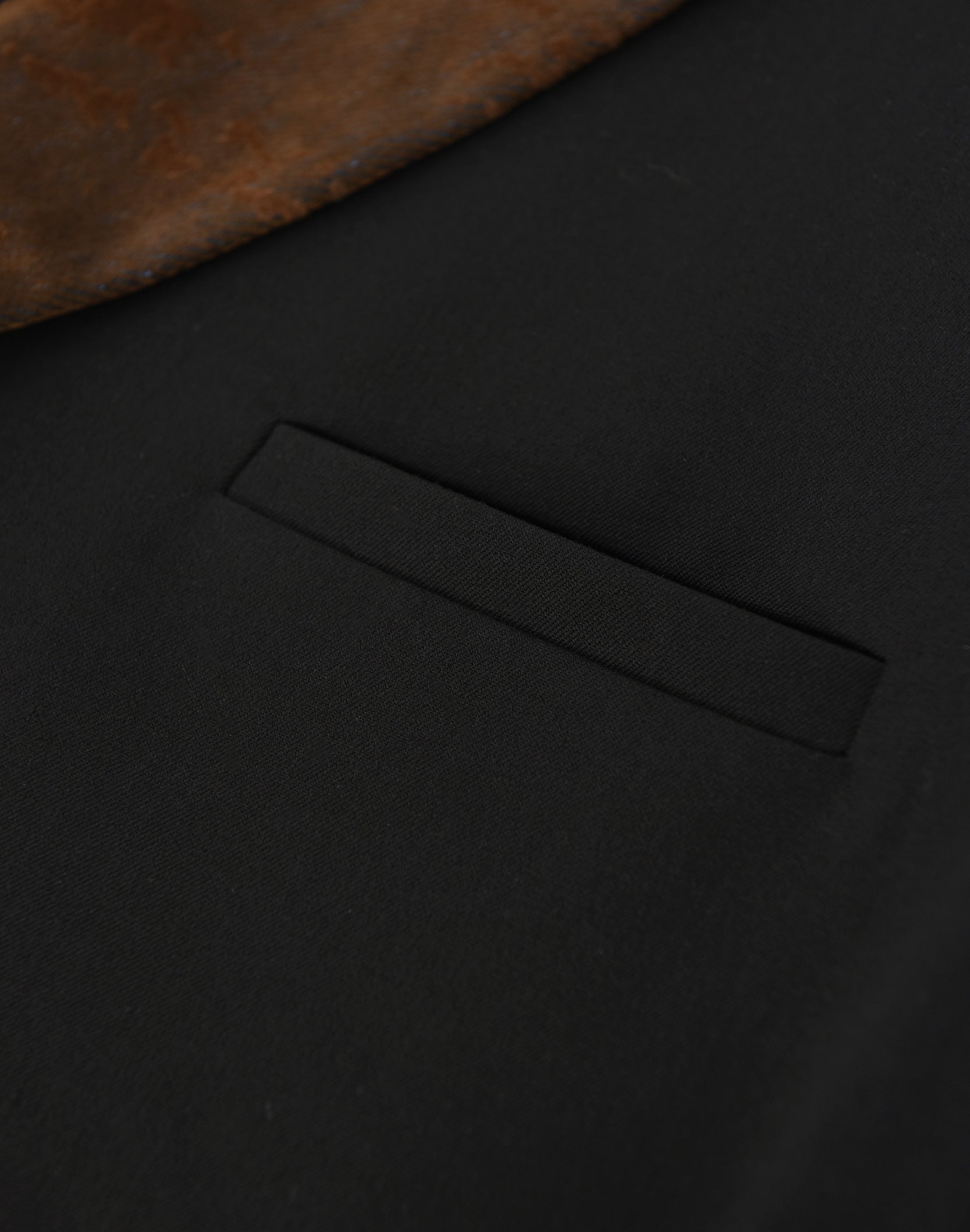 Layered Patchwork Suit Jacket