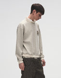BAROQUE LACE JACQUARD SWEATSHIRT