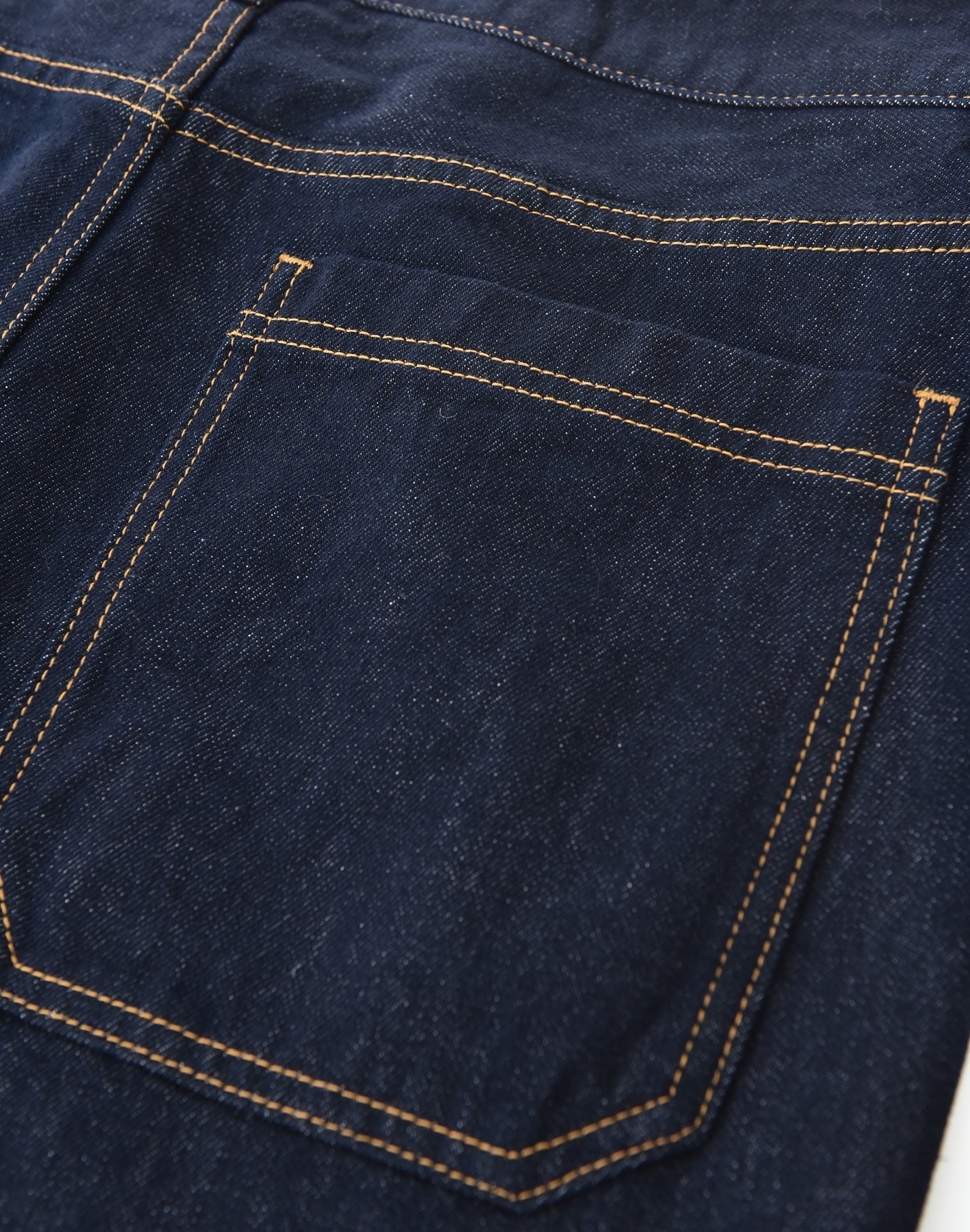 Raw Denim Embroidered Pearl Flared Jeans