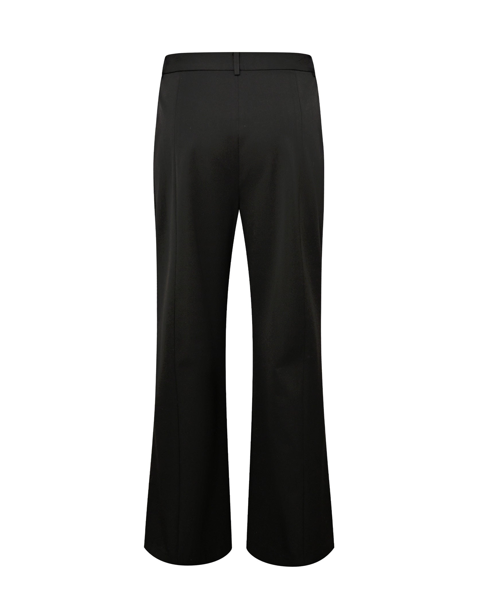 Wool Blend Split-Side Trousers