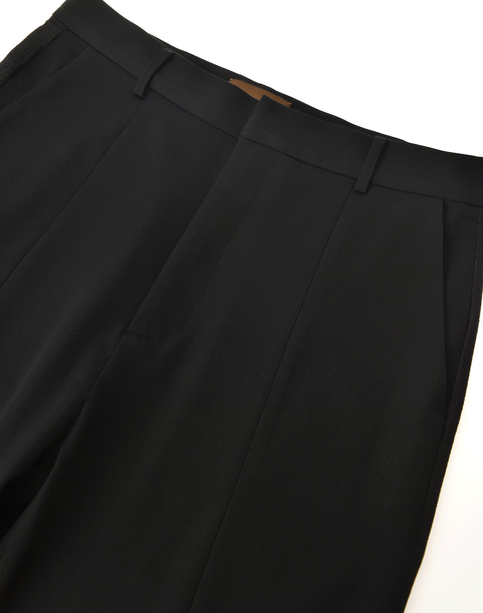 Wool Blend Split-Side Trousers