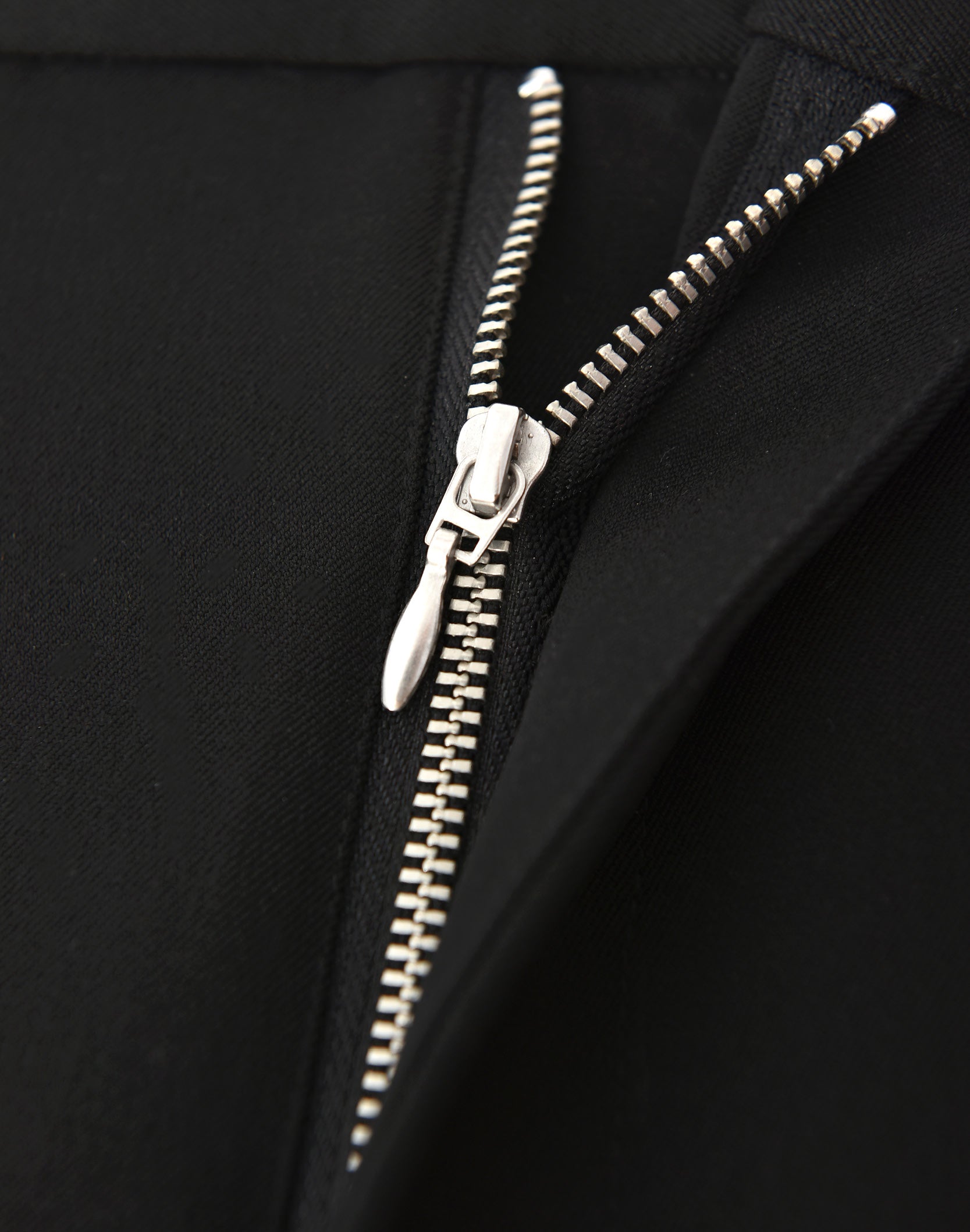 Wool Blend Split-Side Trousers