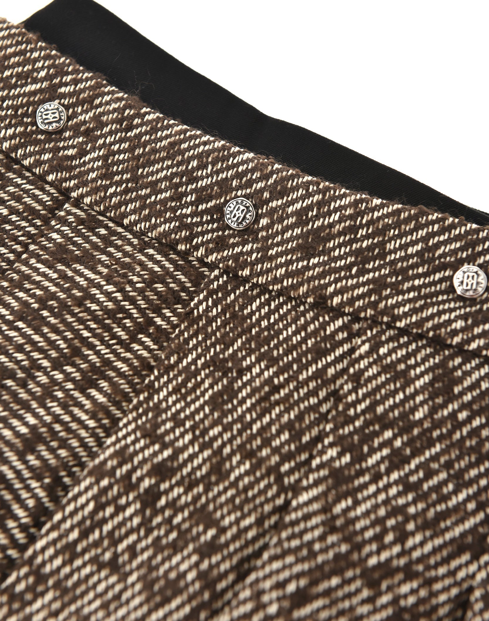 Layered Patchwork Skirt Trousers