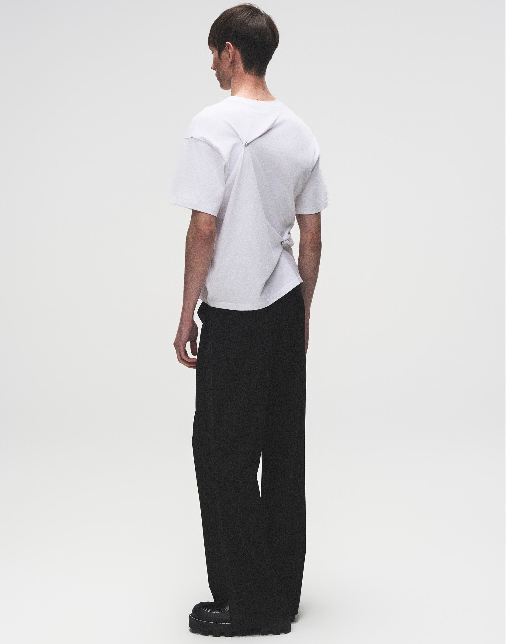 Twist-Detail Fashion T-Shirt