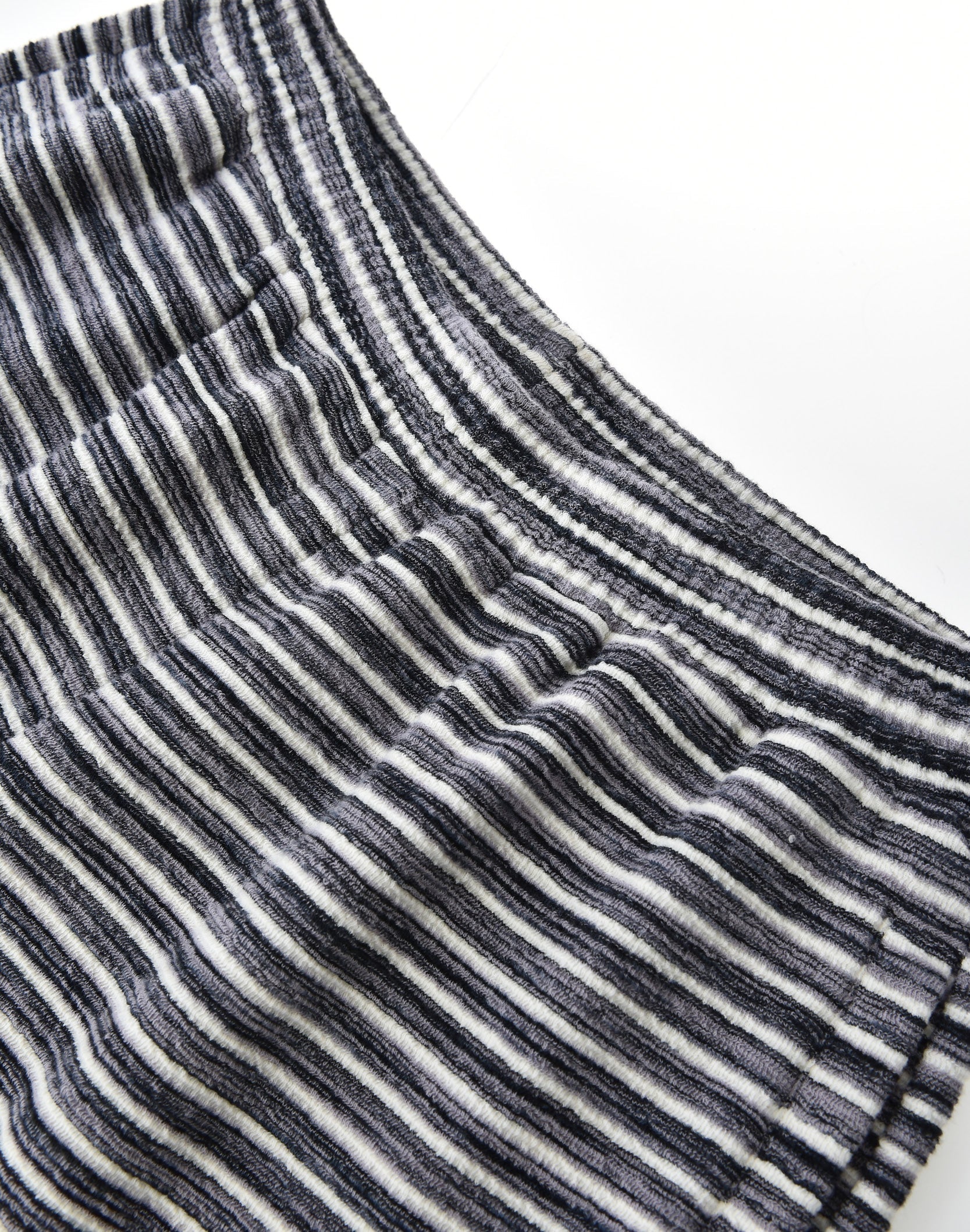 Striped Knit Set in Grey