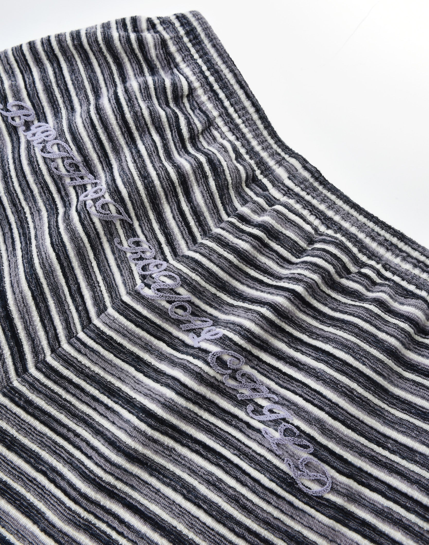 Striped Knit Set in Grey