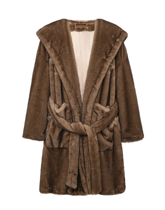 PEARL FUR COAT