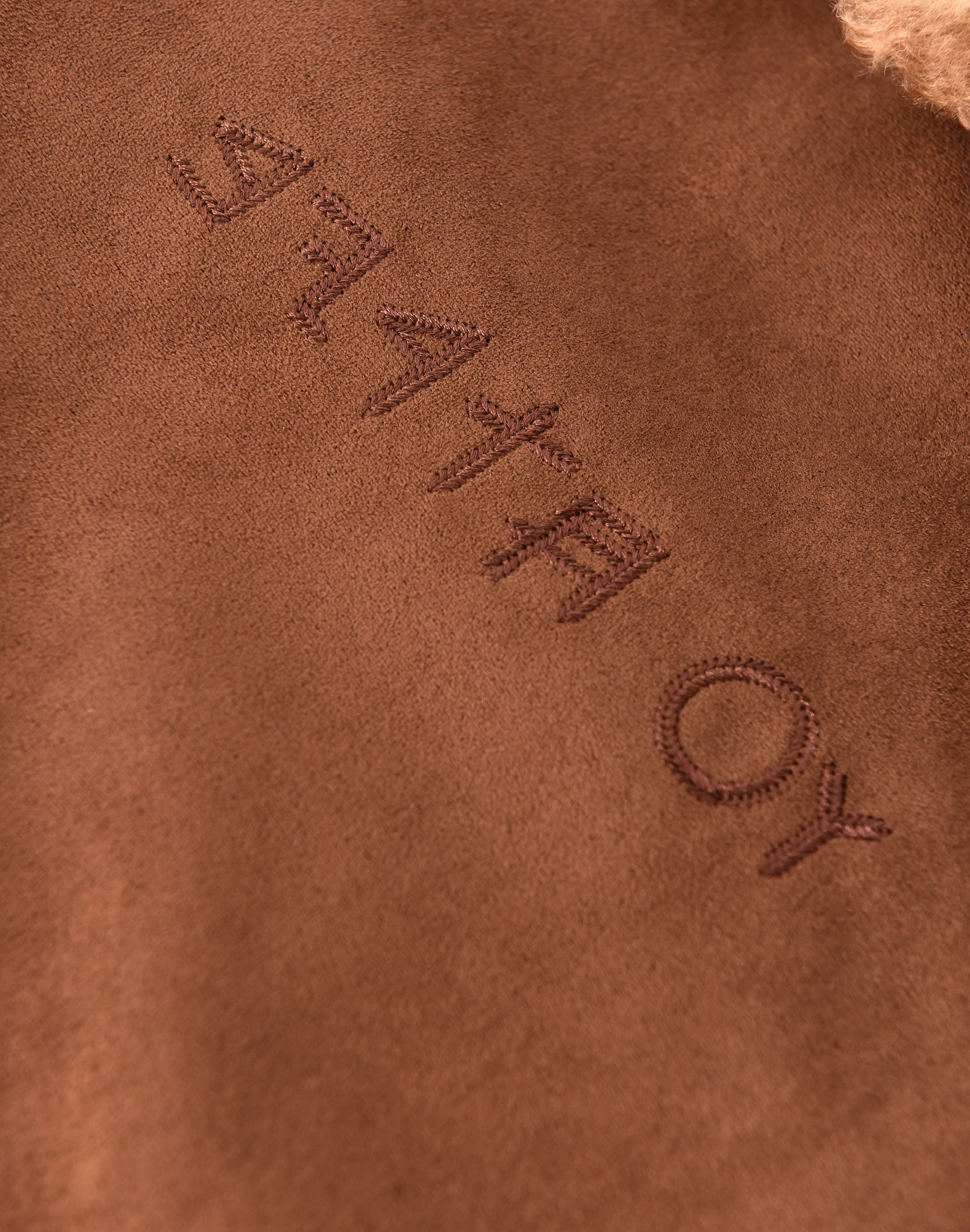 Reversible Carved Leather Fur Jacket