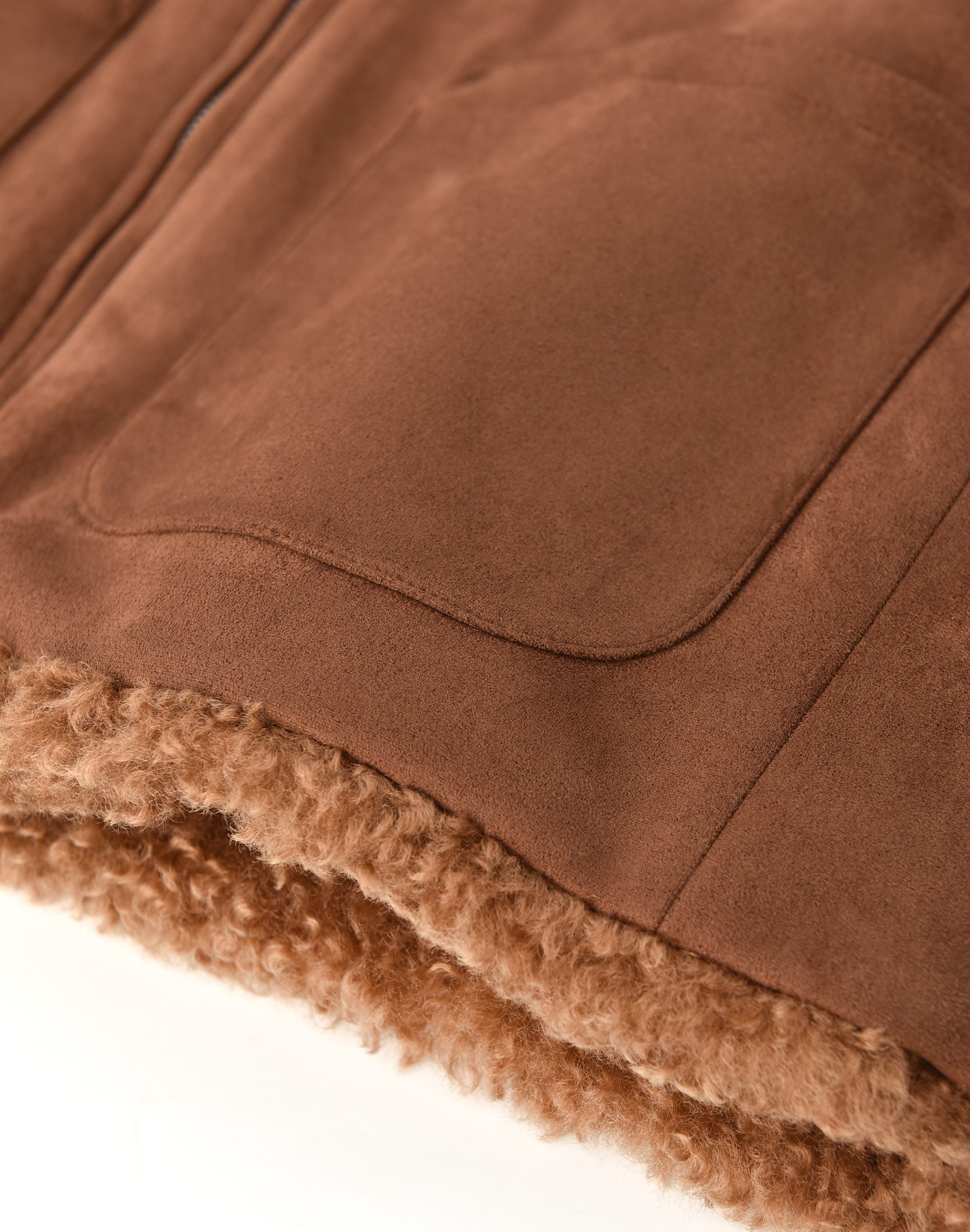 Reversible Carved Leather Fur Jacket